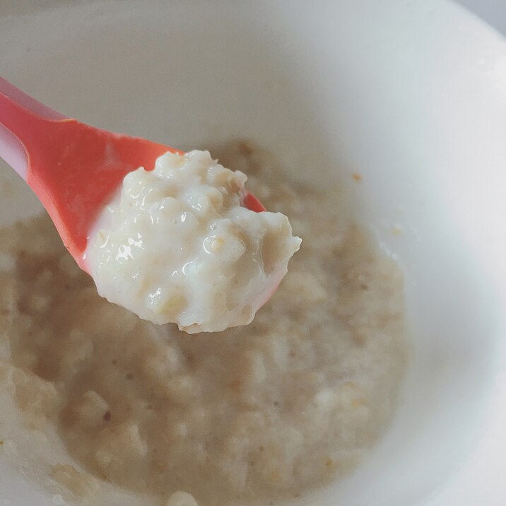 レンジで1分 栄養満点 オートミール粥 離乳食に レシピ 作り方 By Ayaka116 楽天レシピ レンジで1分 栄養満点 オートミール粥 離乳食に レシピ 作り方 By Ayaka116 楽天レシピ